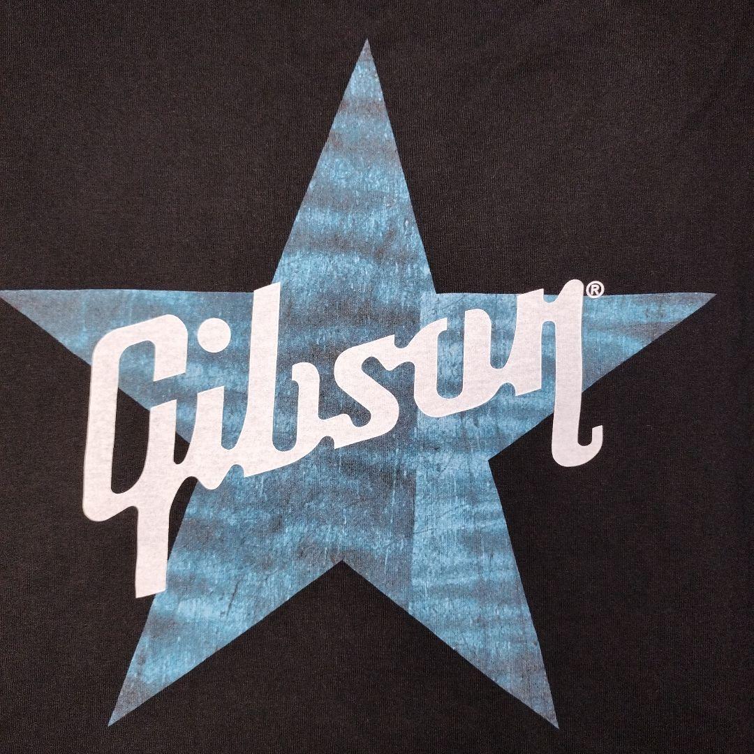 Gibson✖B'z 星形ロゴ Tシャツ 黒メンズXL表記Lサイズ相当