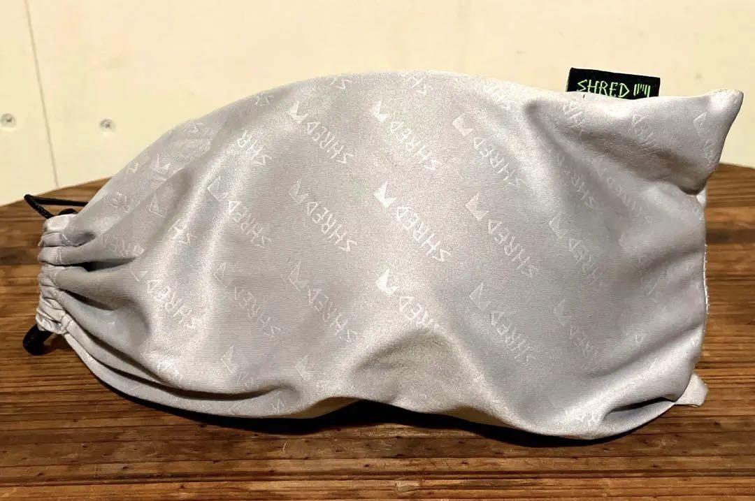 美品　SHRED stupefy  大きな視界の球面ミラーレンズ