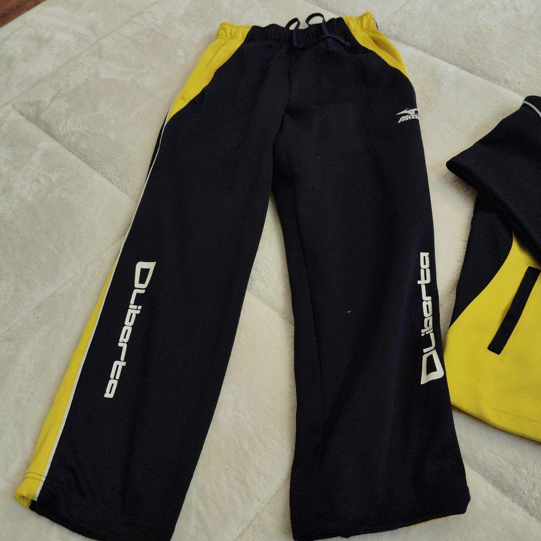 Mizunoリベルタ ジャージセット 黒/黄 サイズ150