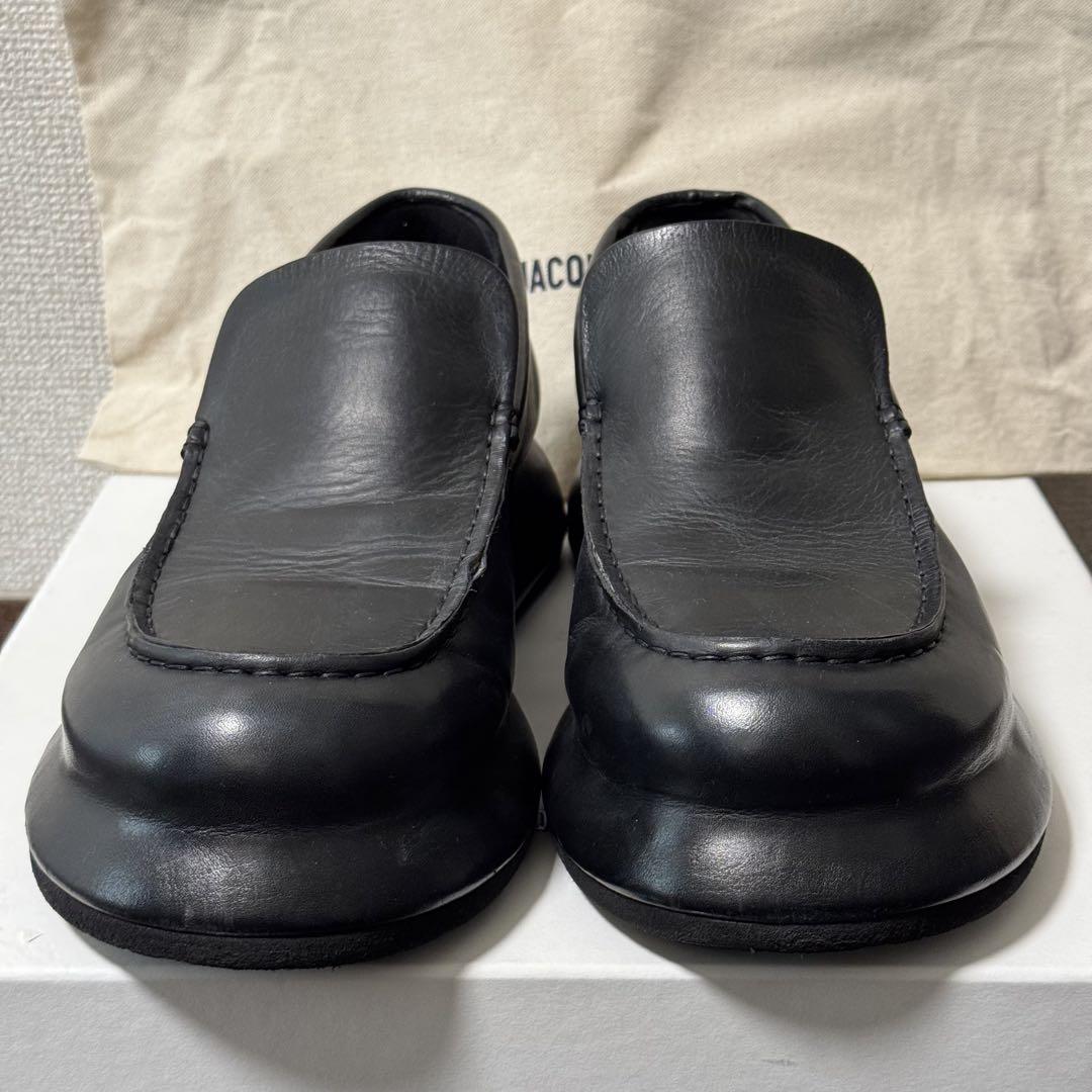 【JACQUEMUS ジャックムス】厚底レザーローファー ブラック 42