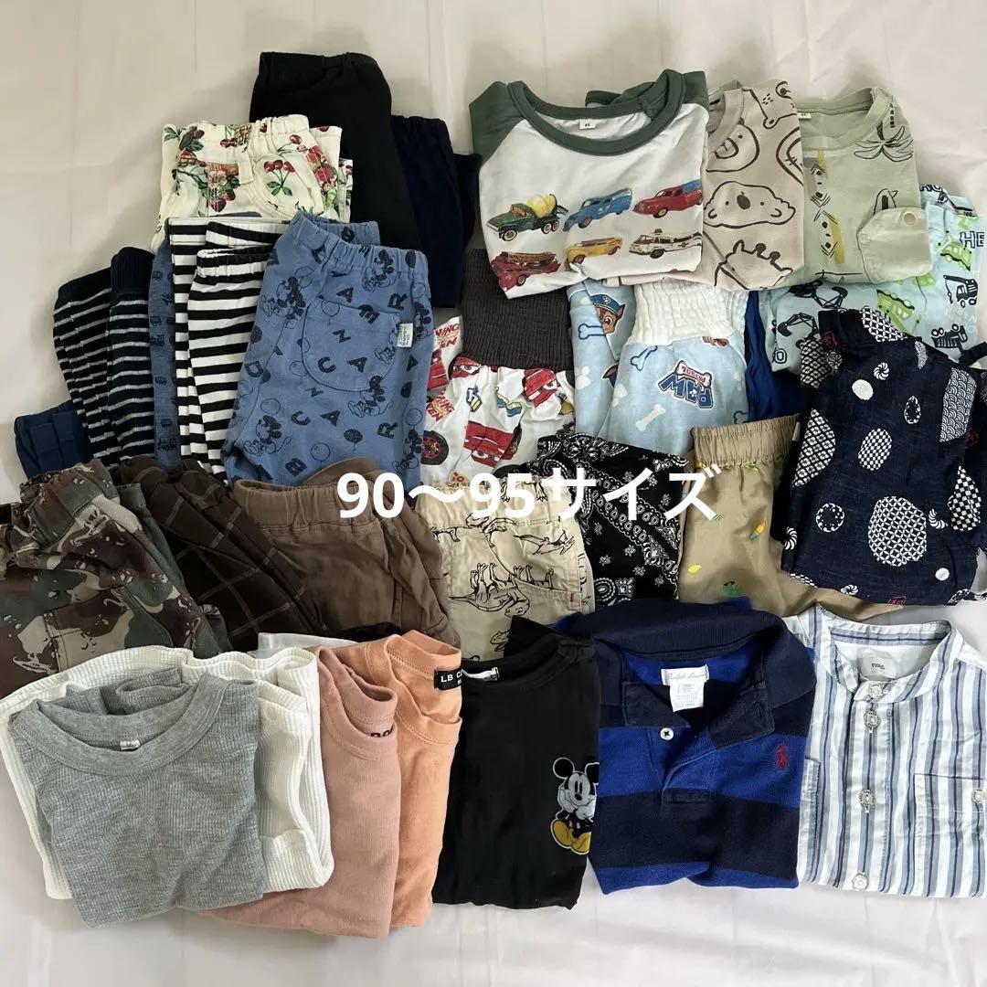 まとめ売り 男の子【90cm34枚】【80㎝8枚】 33点 まとめ売り 90 95 男の子 - メルカリ
