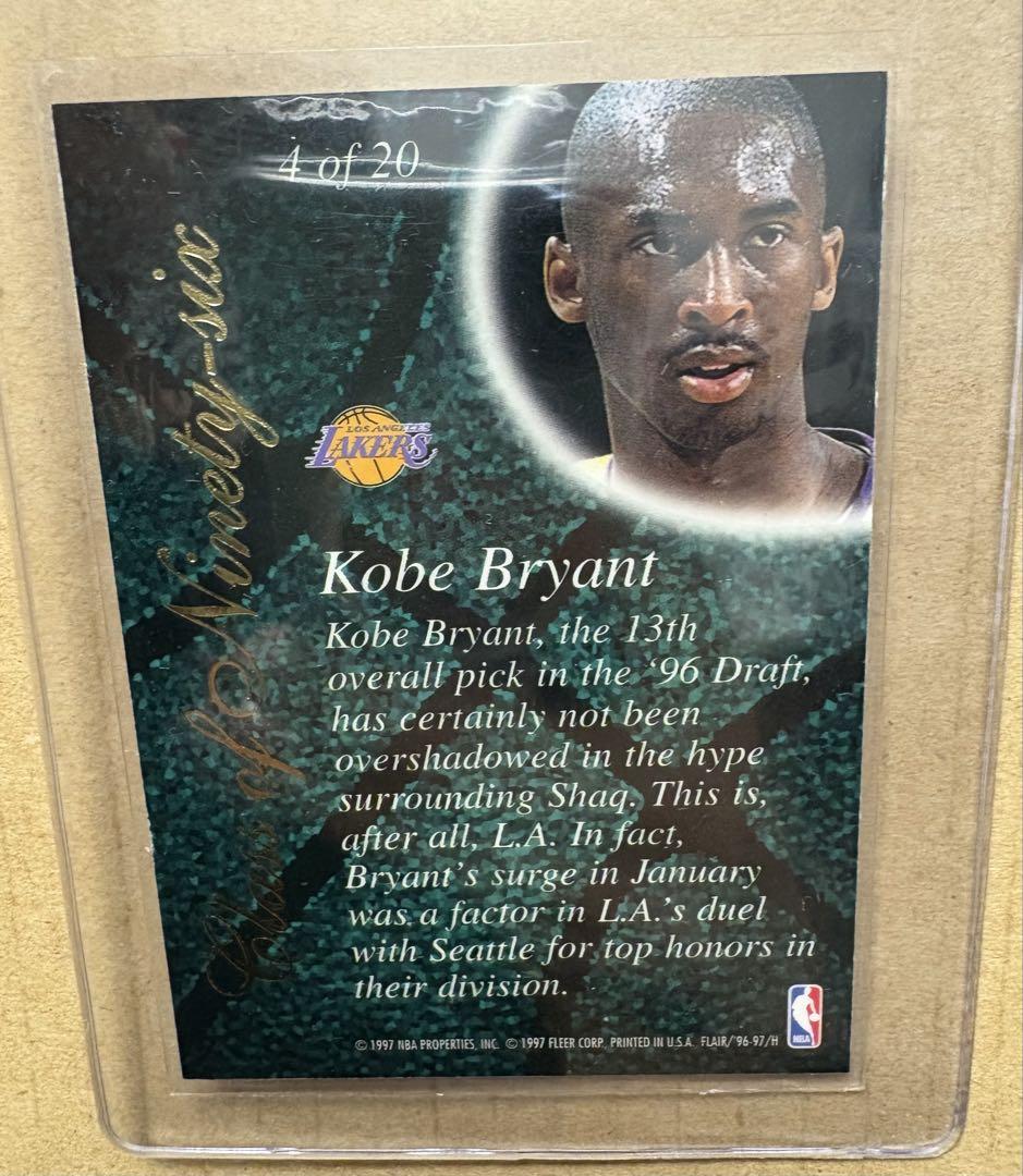 Flair showcase Kobe Bryant Rookie card フレア ショーケース
