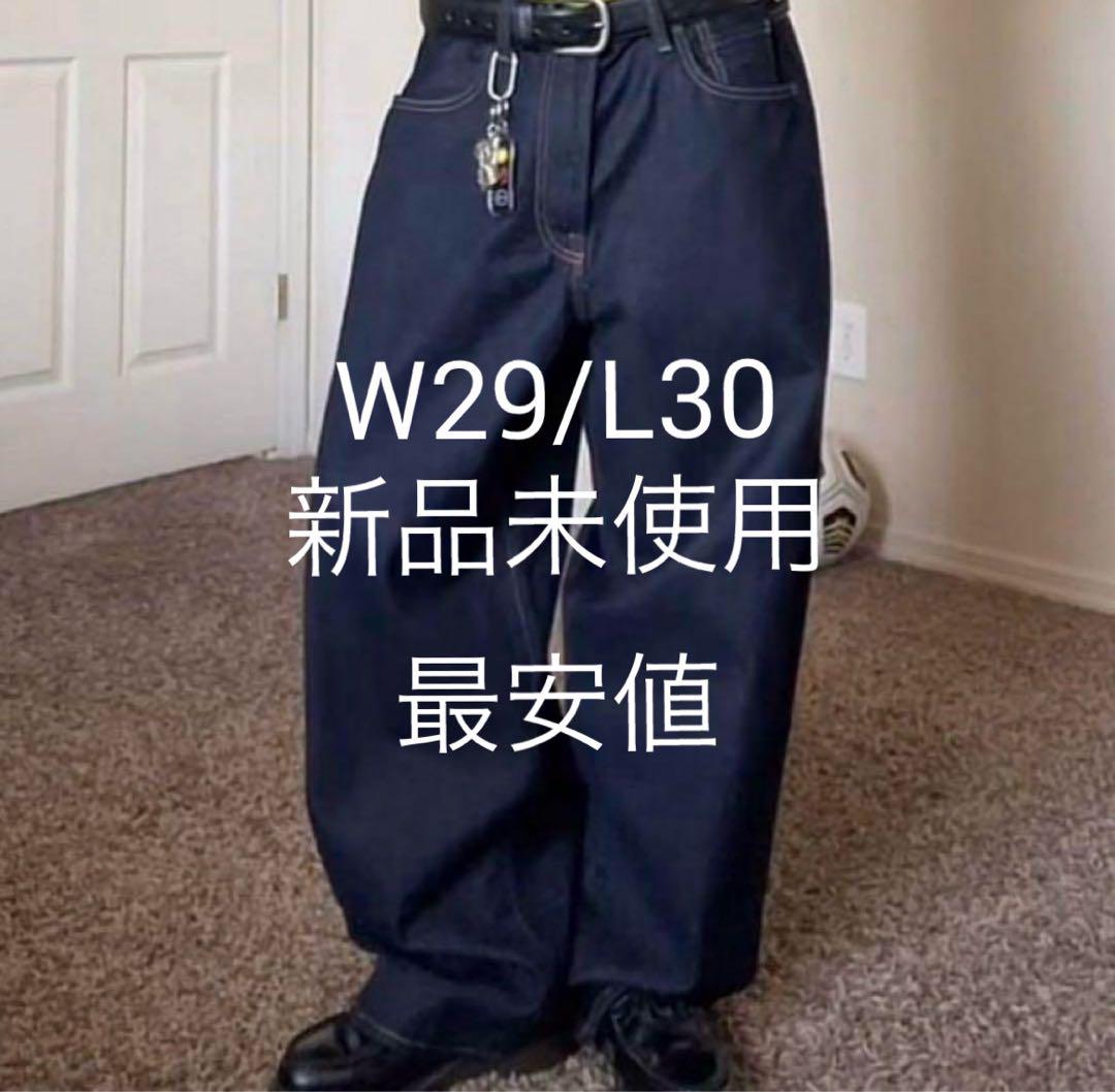 GAP ギャップ29/30スーパーバギーデニムパンツ ダークリンス