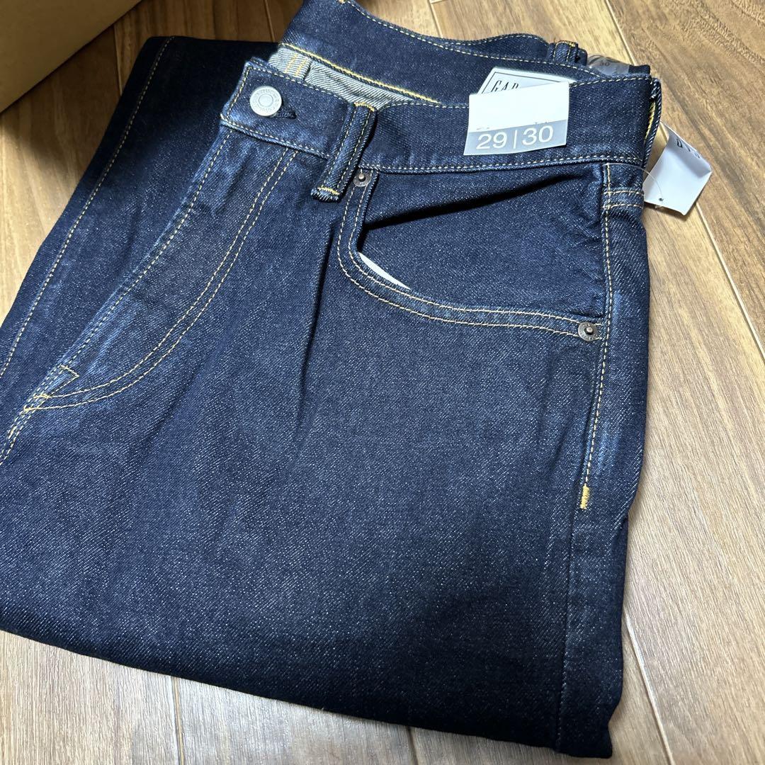 GAP 29/30スーパーバギーデニムパンツ　ダークリンス　大人気完売品　正規品 GAP ギャップ29/30スーパーバギーデニムパンツ ダークリンス