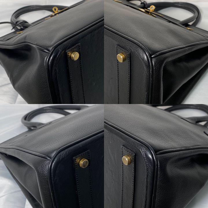 新品セール 美品 イタリア製 ハンドバッグ カデナ 鍵付き レザー ゴールド金具 ブラック Gsn9t-m22733553941 定番在庫あ