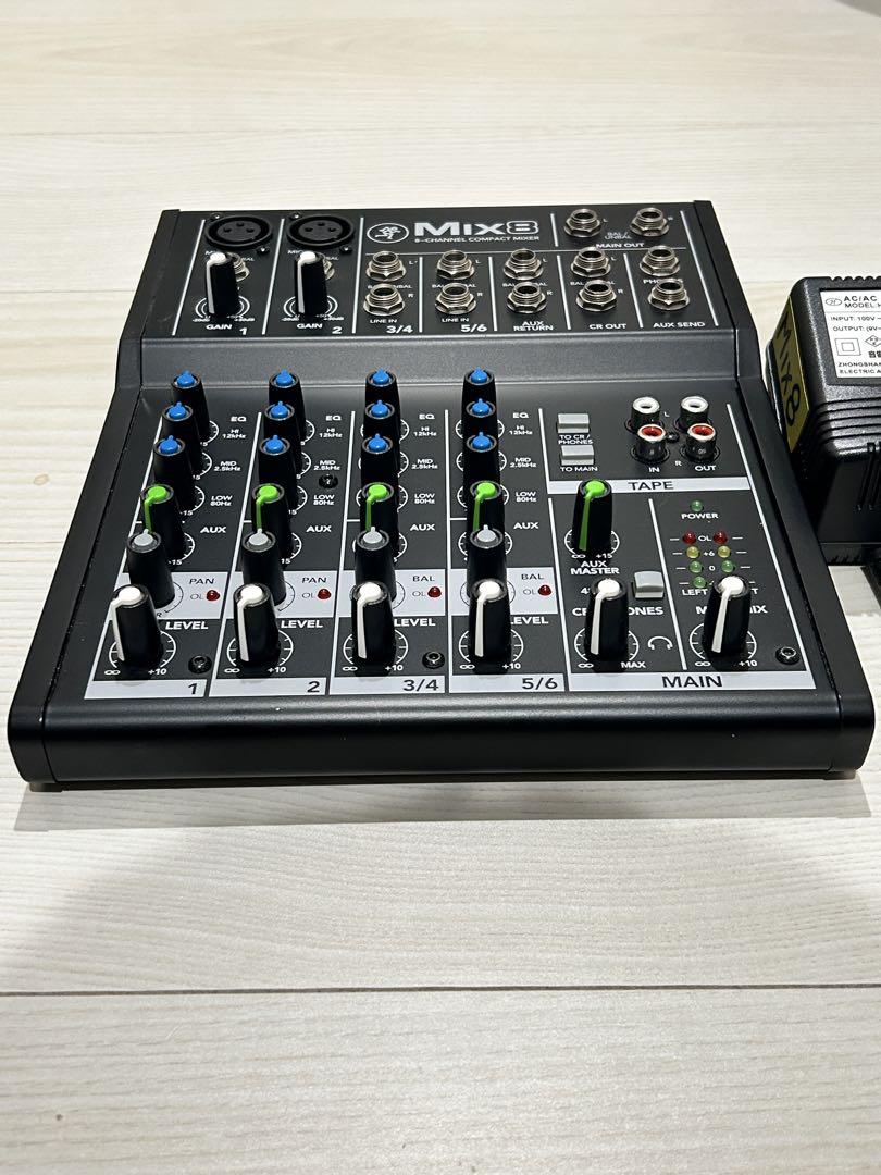 Mackie Mix8 8チャンネルコンパクトアナログミキサー