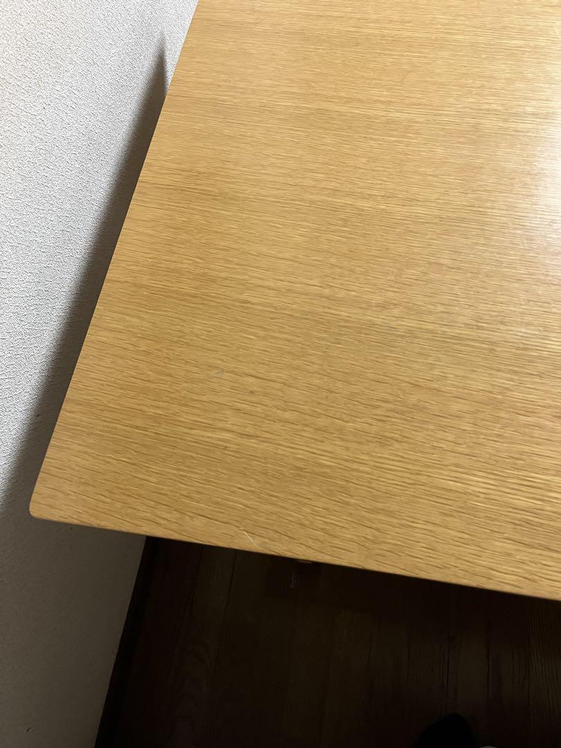 なつきち様　MUJI 無印良品 リビングでもダイニングでも使えるテーブルオーク材