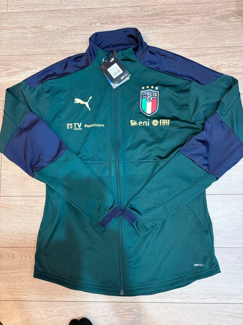 支給品　イタリア代表　フルジップ　ジャケット　ルネサンスモデル　サイズL 支給品 イタリア代表 フルジップ ジャケット ルネサンスモデル サイズL