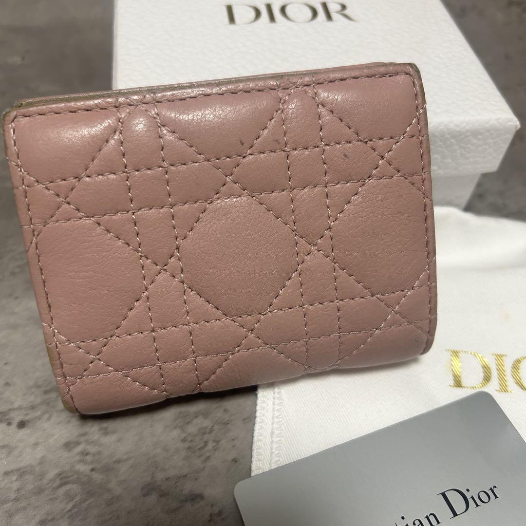 Dior ピンク 二つ折り財布 小物