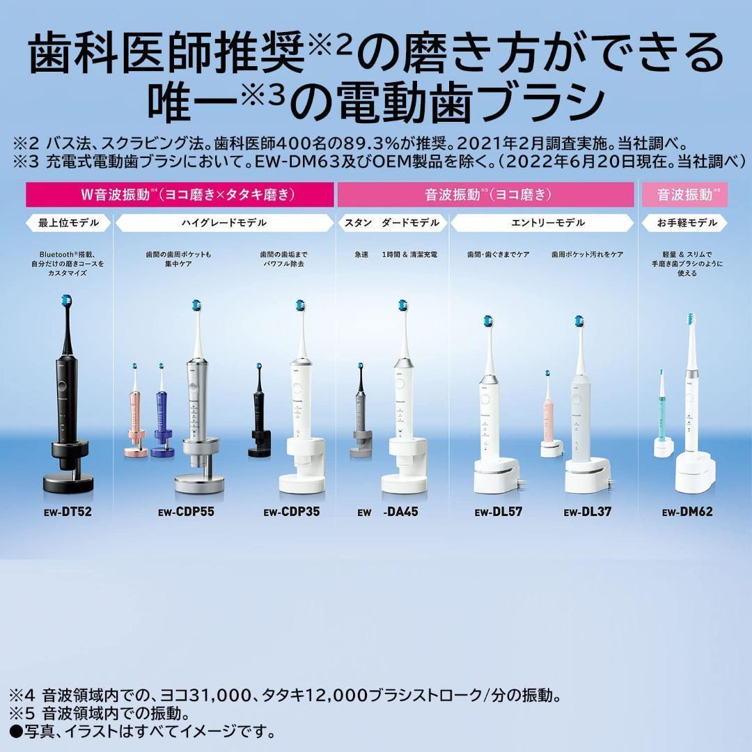 パナソニック 電動歯ブラシ ドルツ シルバー EW-CDP55-S