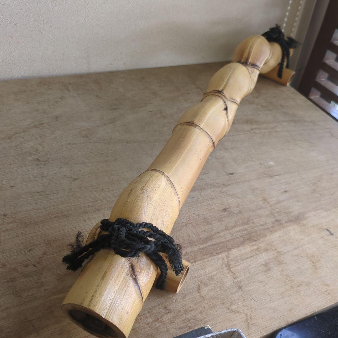 結界　亀甲竹　竹細工　炉屏　木製　天然竹　茶道具　茶道