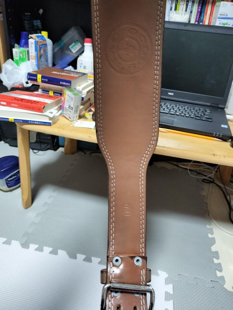 ゴールドジム　プロレザーベルト　Ｍ