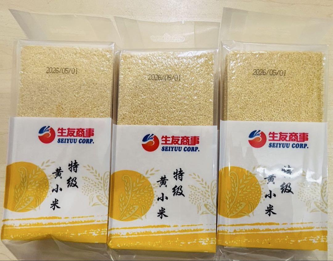 お客生友特级黄小米あわ400g 20袋鸭血10パック金丝猴 玉米味软糖3袋 楽天市場】3点セット 生友 黄小米 400g×3点 黄小米（ アワ 粟