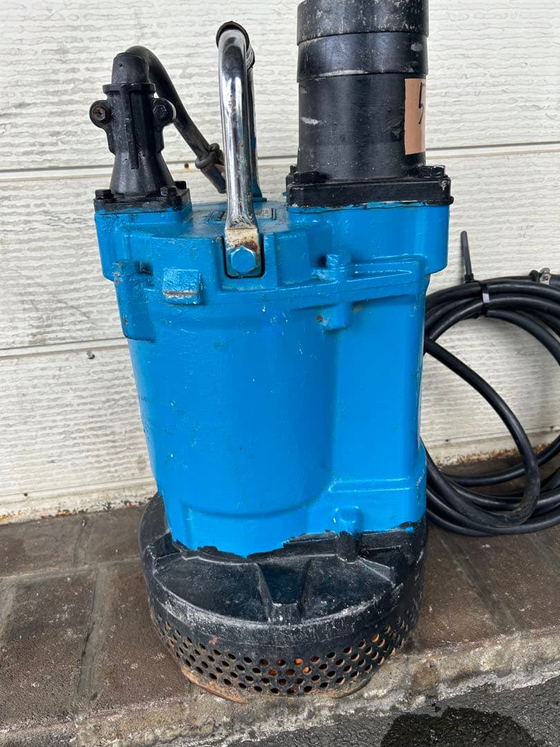 ツルミKTV3-55ハイスピンポンプ工事排水用5.5Kw 50HzTSURUMI