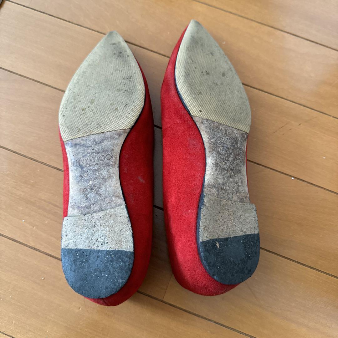 即購入OK Jimmychoo ジミーチュウ フラットシューズ パンプス 36 即購入OK Jimmychoo ジミーチュウ フラットシューズ パンプス 36