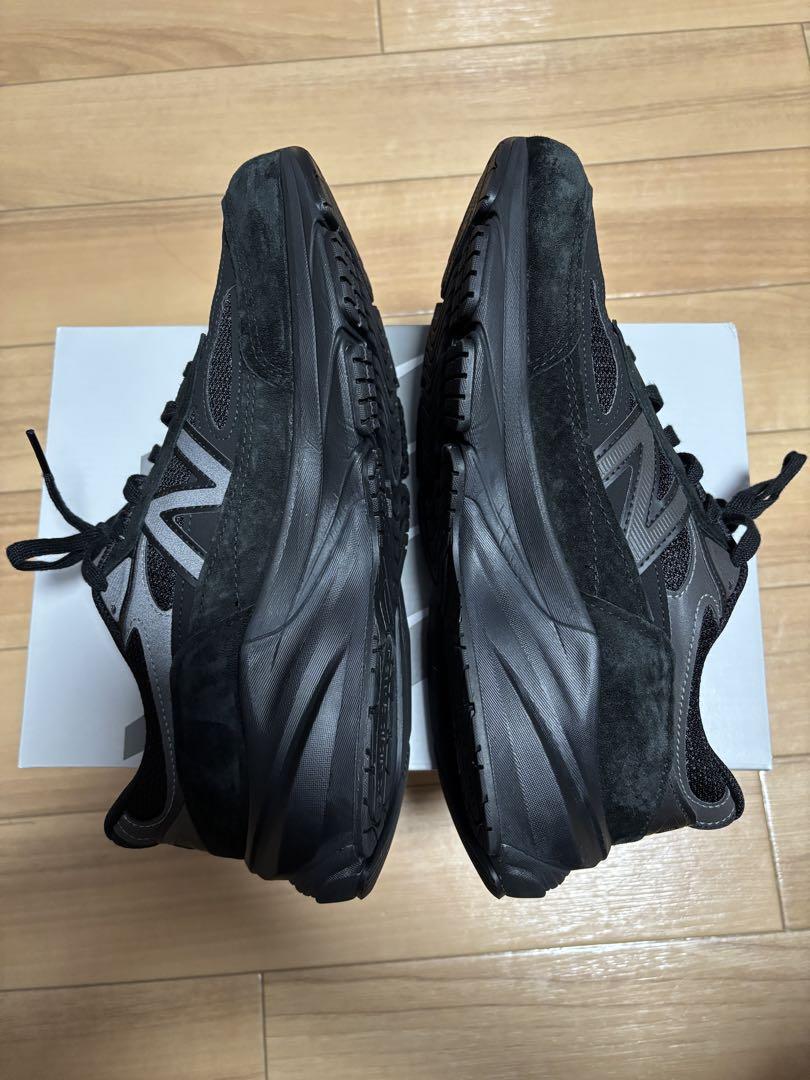 靴 new balance u990bb6 triple black 26.5