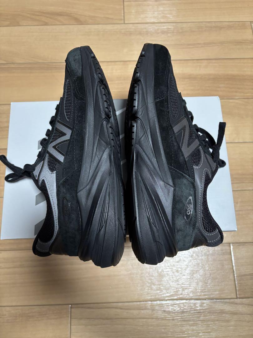靴 new balance u990bb6 triple black 26.5
