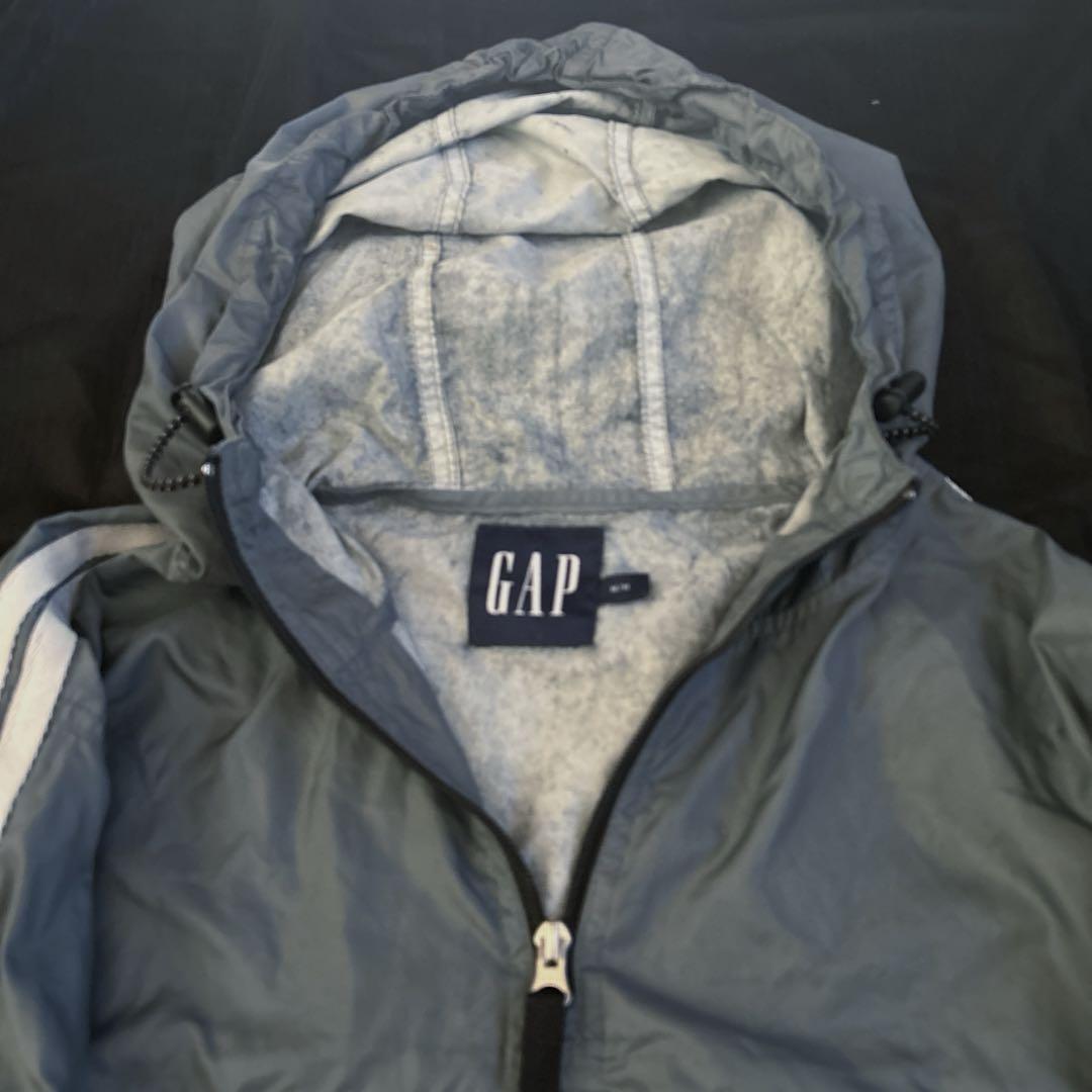 90s OLD GAP オールドギャップ ナイロンアノラックパーカー 2本ライン