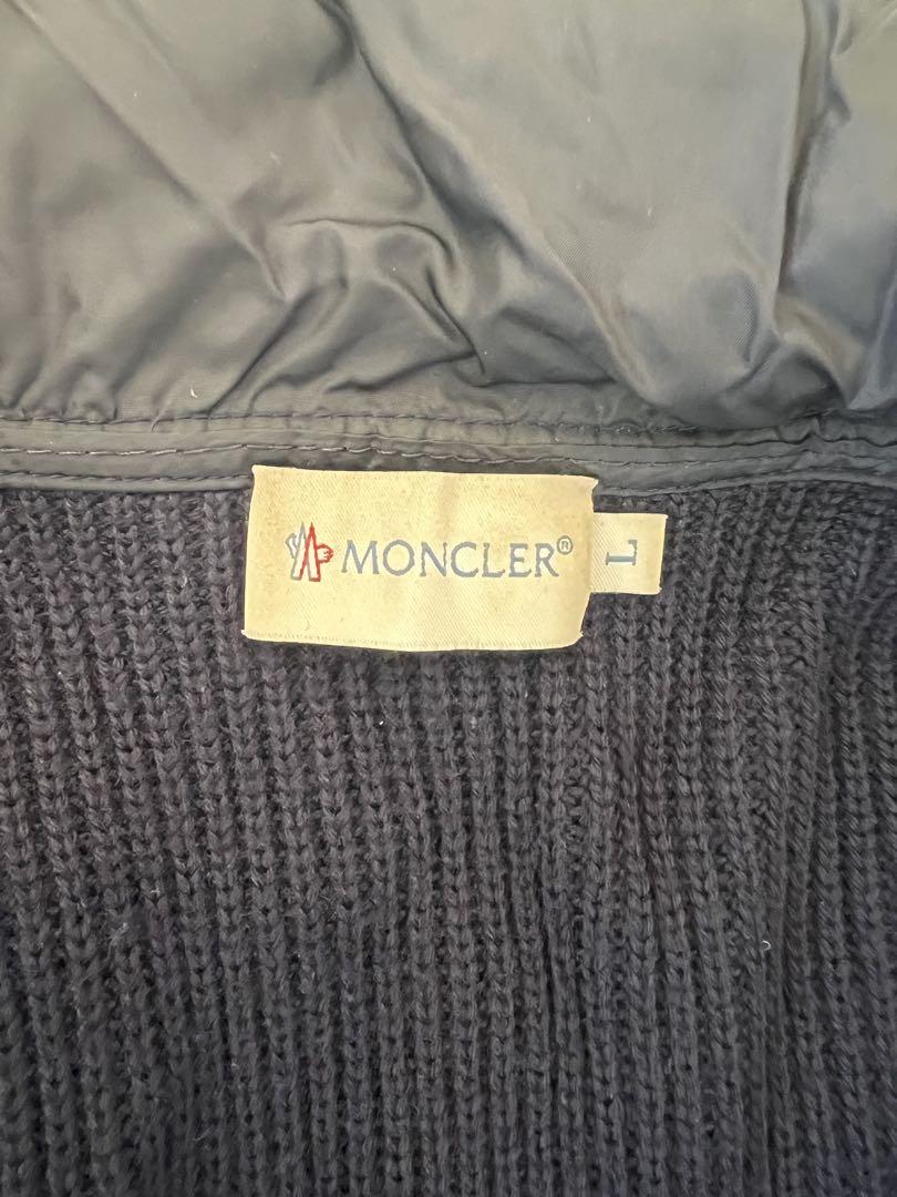 たー【MONCLER】モンクレール　ニットダウンジャケット