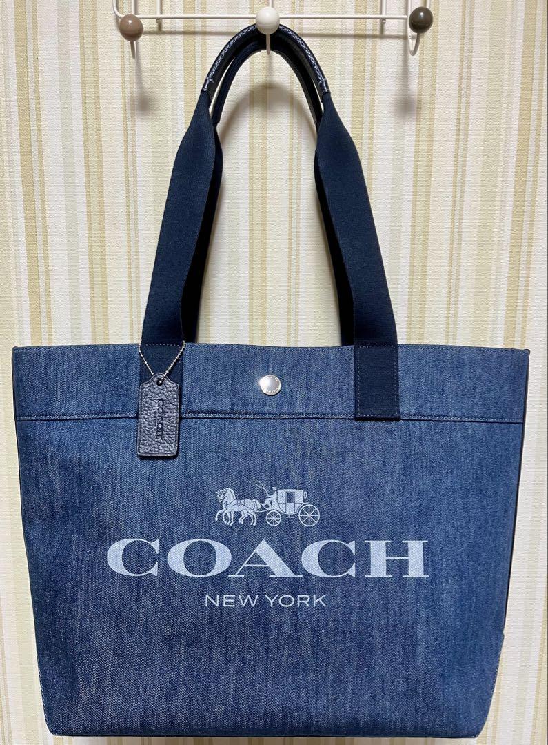 美品✨COACH✨デニムトートバッグ