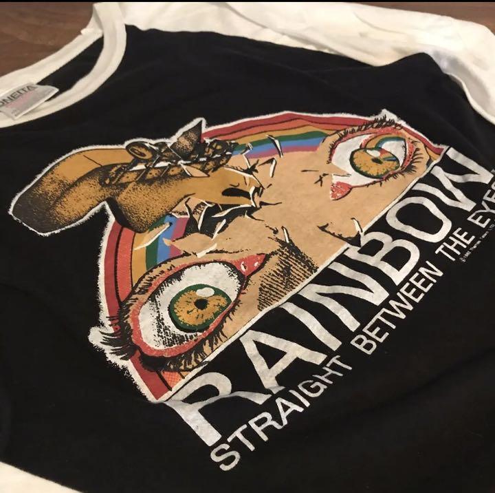 日本製低価 レインボー80sUSA製ONEITAオニータラグラン七分袖Tシャツ cum0t-m22763259338 100%新品格安