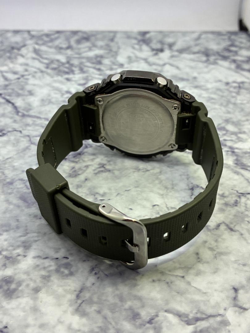 CASIO　G-SHOCK GM-2100B　オクタゴン　メタルベゼル　グリーン