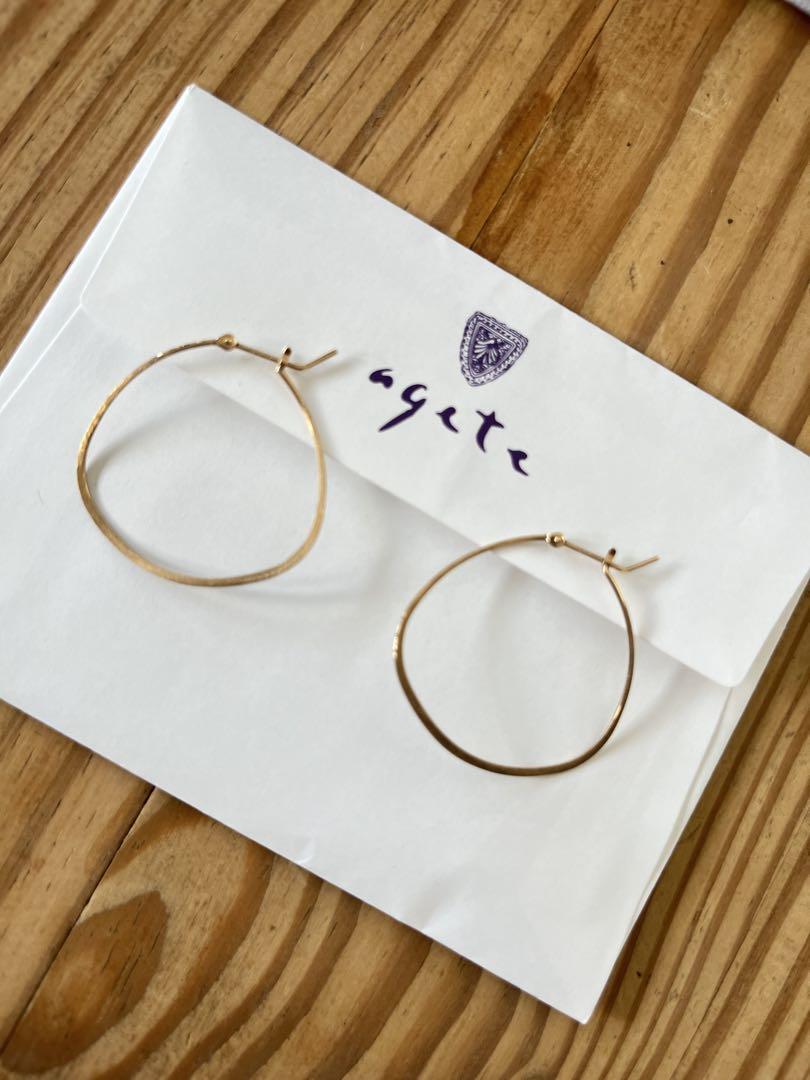 agete マットフープピアス