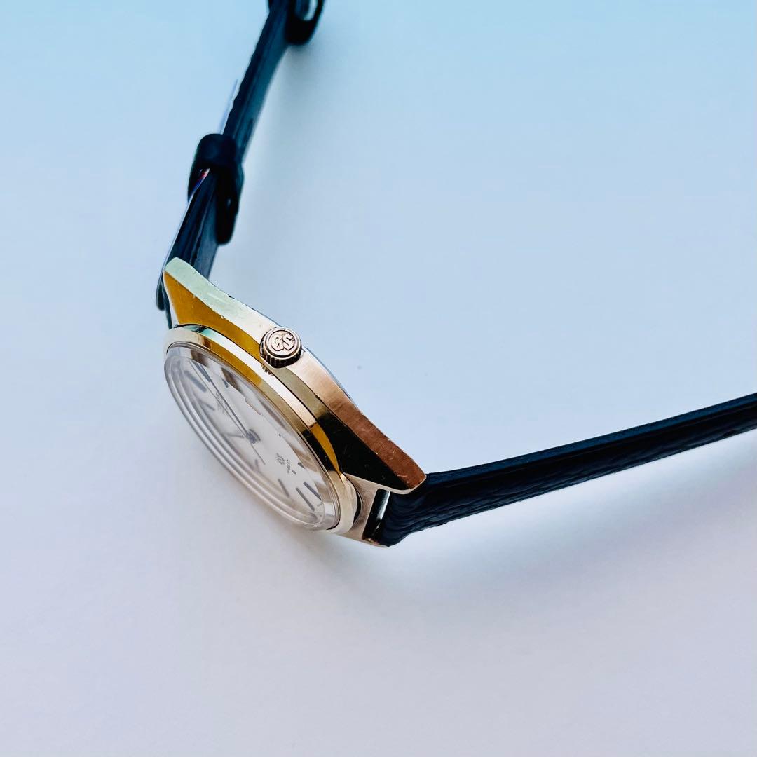 【美品】グランドセイコー 56GS ハイビート 5645-7010 自動巻 金張