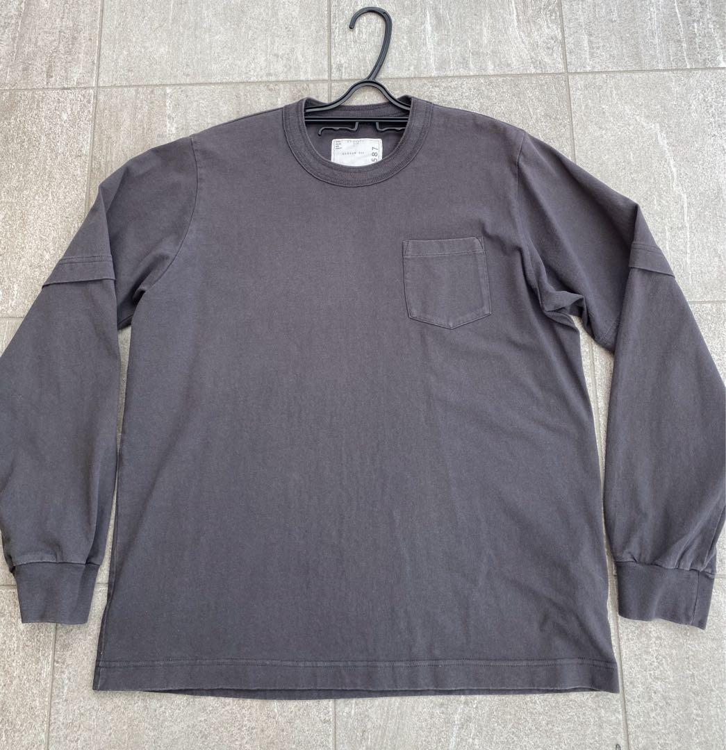 sacai 23aw Graphic LS T-Shirt  size3 グレー