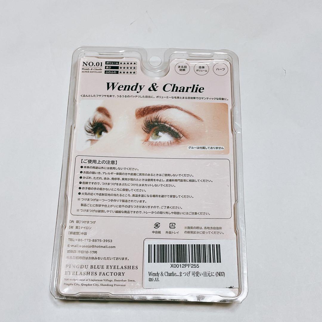 つけまつげ 全体ボリューム まる目効果 ハーフ 10個