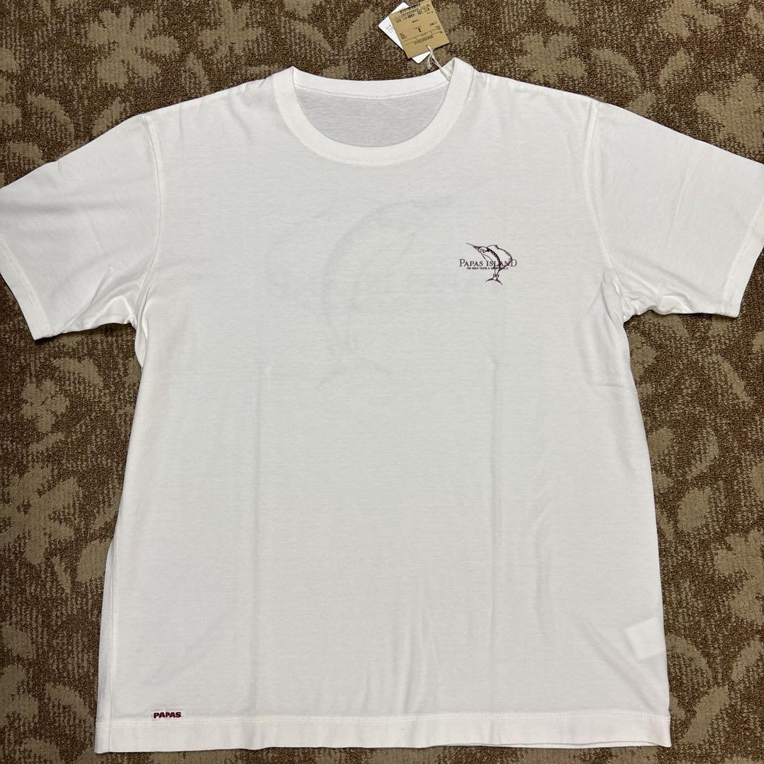 新品 PAPAS パパス 半袖Tシャツ　PAPAS ISLAND