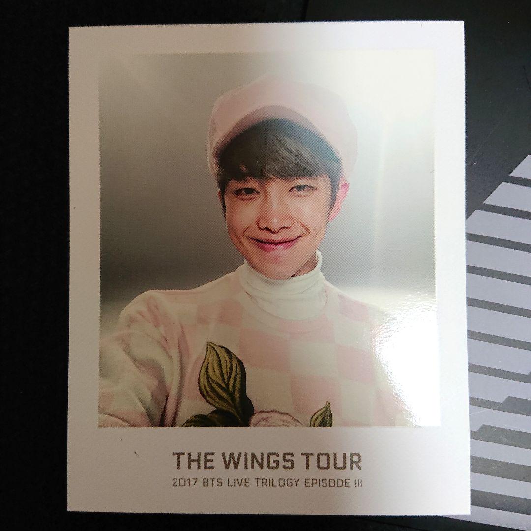 BTS Wings チケットアルバム フォトカード トレカ 公式 7枚セット