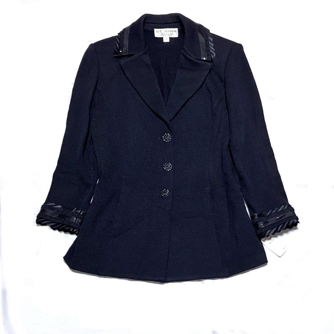 新品 セントジョン テーラードジャケット ニットジャケット 新品 セントジョン テーラードジャケット ニットジャケット