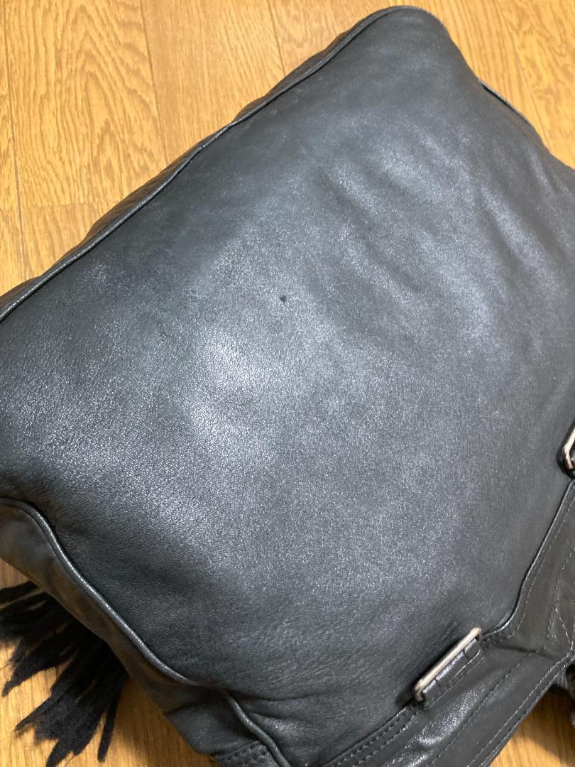 Dior homme 06AW エディ期 deville ドゥビル レザーバッグ