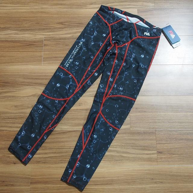 RA 日本製 ロングスパッツ水着 M 練習フィットネス RA124-JLOXYG