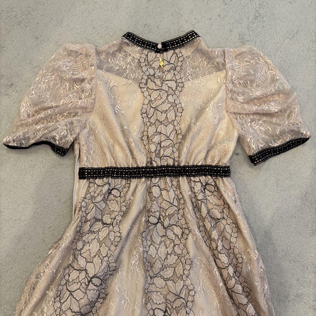 【クリーニング済】Donry Doll レーススリーブデザインドレス クリーニング済】Donry Doll レーススリーブデザインドレス