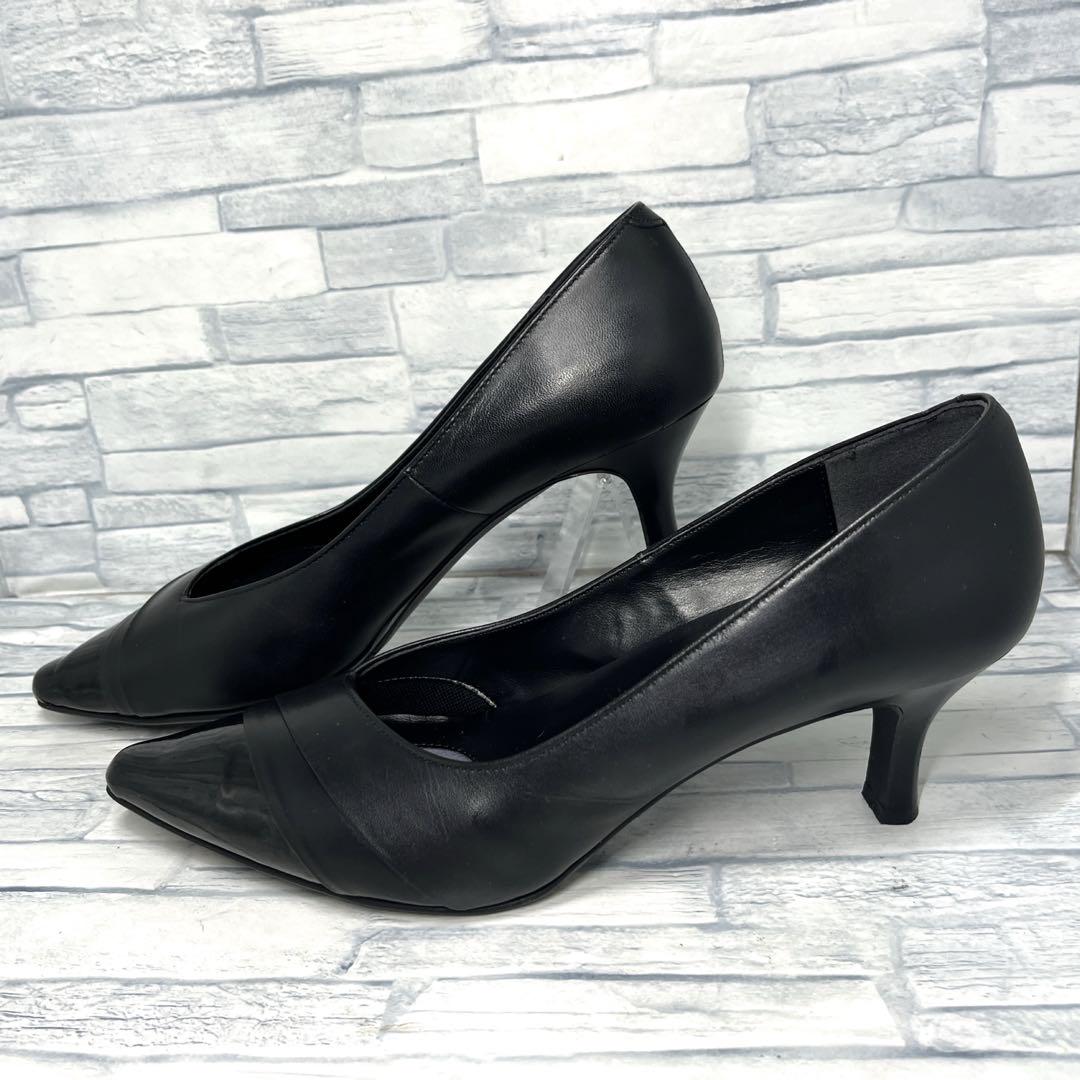 ✨美品✨ダイアナ パンプス ハイヒール 本革 日本製 ブラック 24cmEE