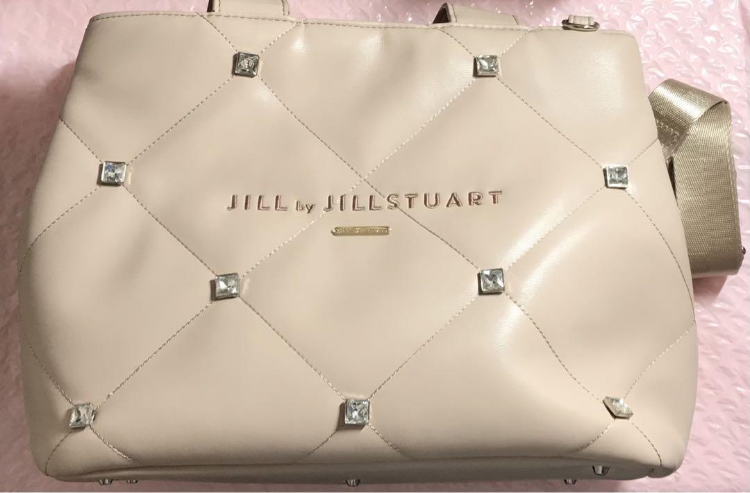 JILL BY JILLSTUART シャインキルティングトートバッグ