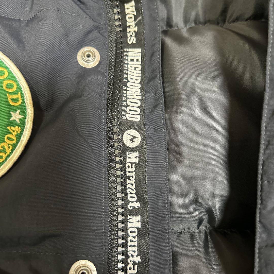 NEIGHBORHOOD × Marmot ダウンベスト ブラック