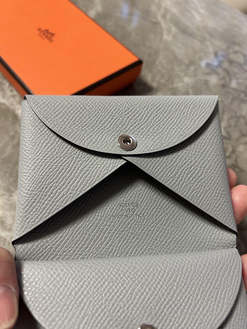 HERMES カルヴィデュオ　新品未使用　ブルーグラシエ　K刻