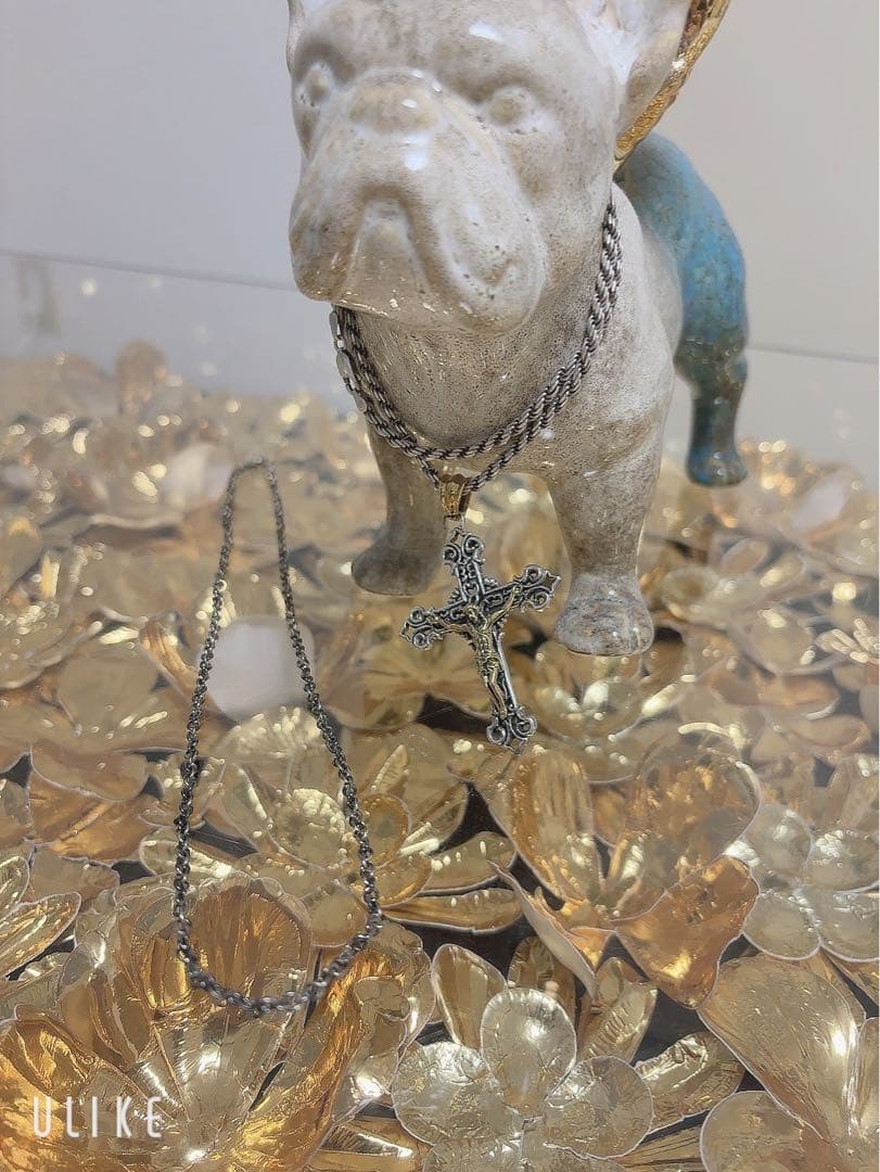 クロスモチーフ シルバー ネックレスセット