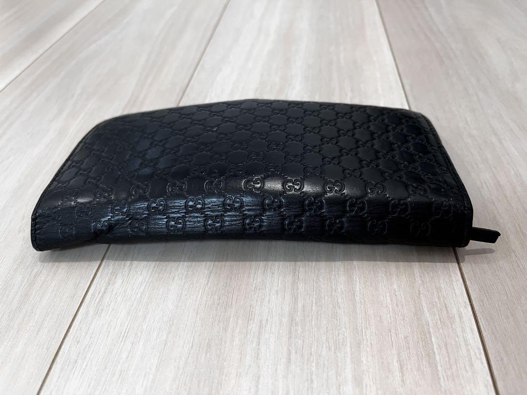 GUCCI グッチ　長財布　黒　ブラック　箱、紙袋あり