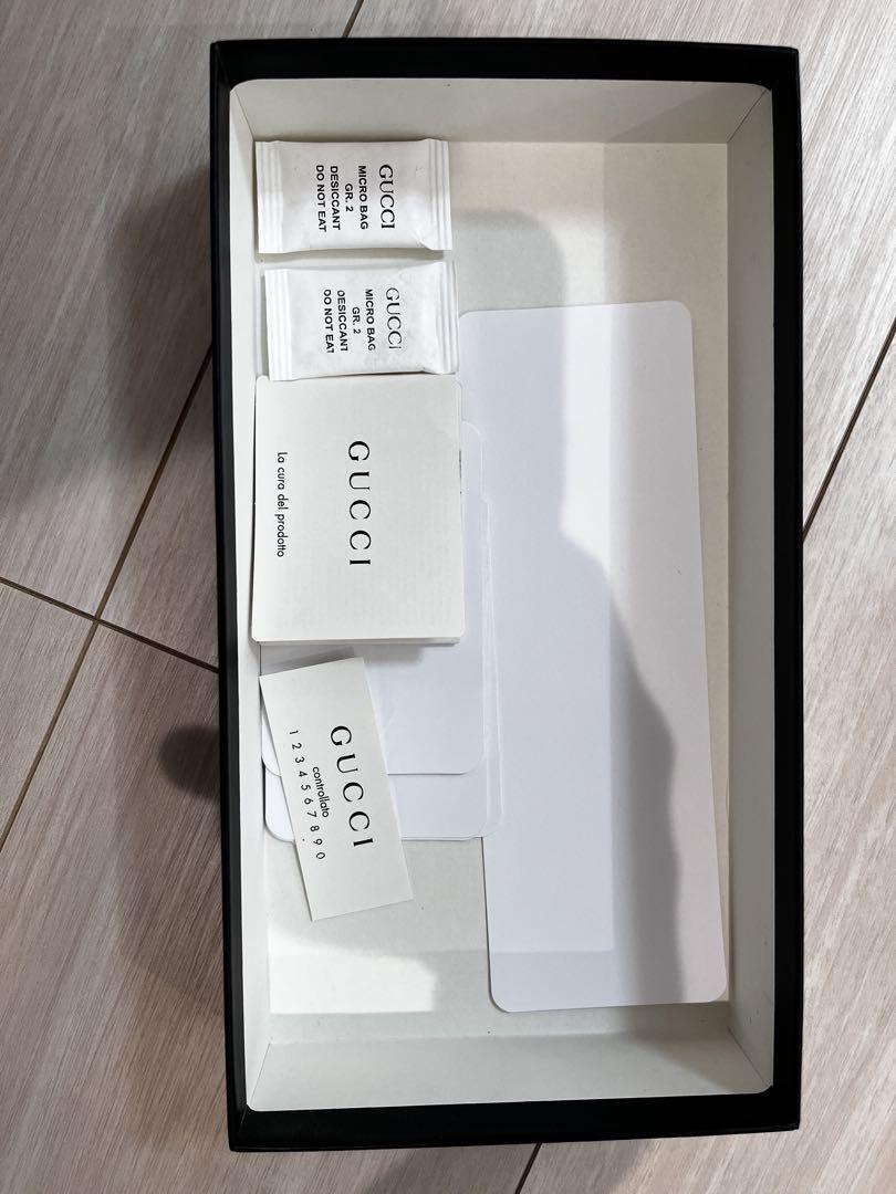 GUCCI グッチ　長財布　黒　ブラック　箱、紙袋あり