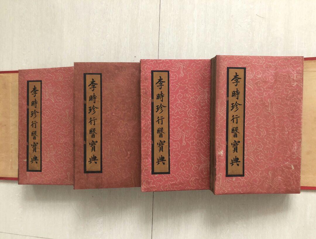 珍しい書籍[李時珍行医宝典]医学書置物3