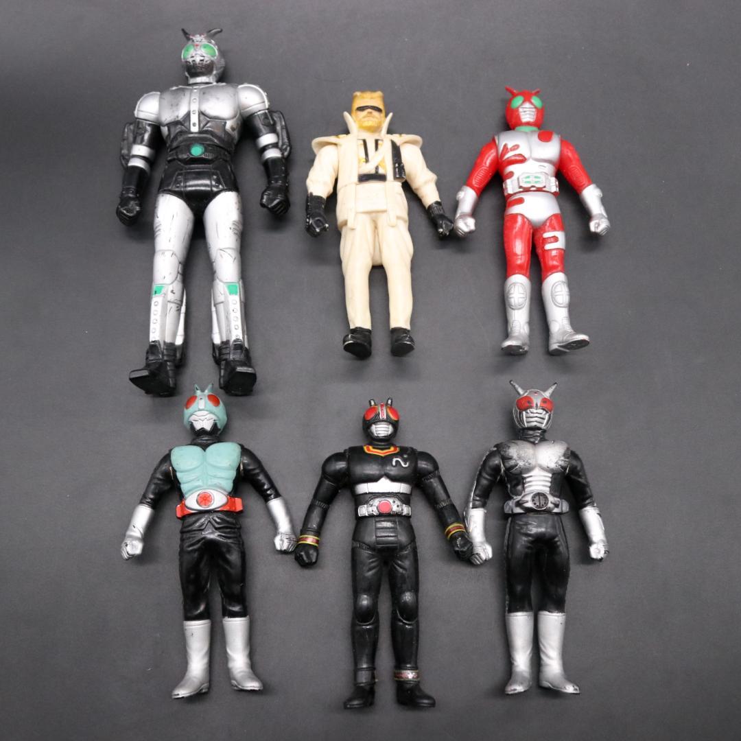 仮面ライダー ソフビ フィギュア 6個セット シャドームーン ZX
