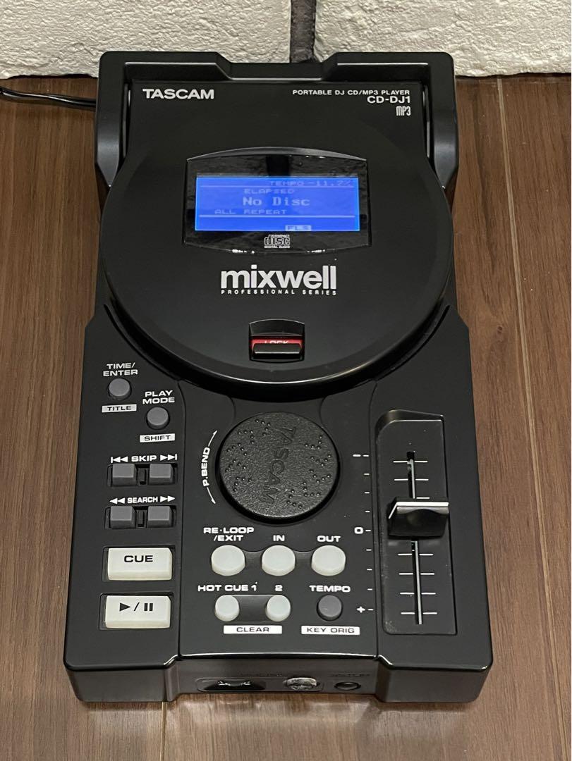 超安い】 TASCAM (DJ用ポータブルCDプレーヤー) CD-DJ1 DJ機器 - www
