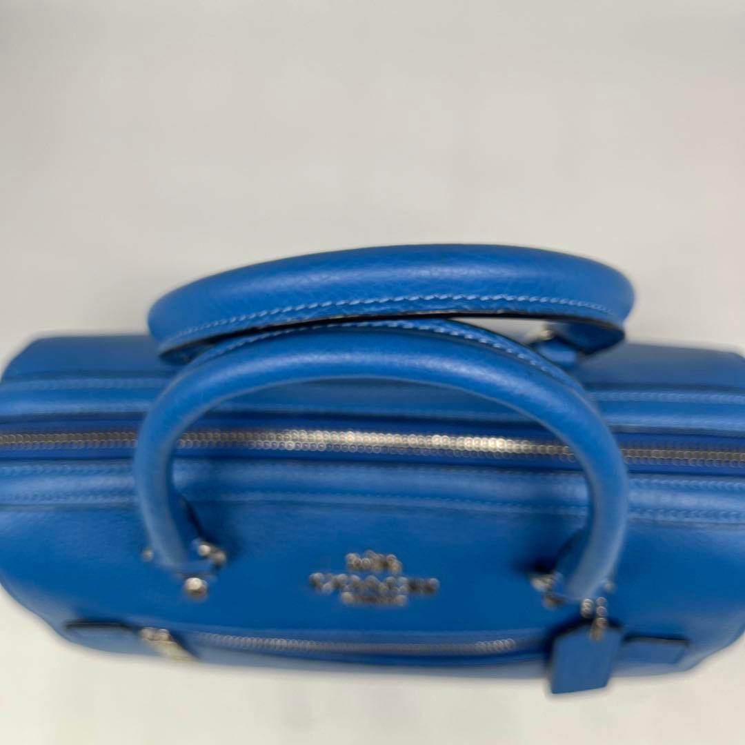 未使用品 COACH×PEANUTS　ローアンサッチェル　ショルダーバッグ 水色