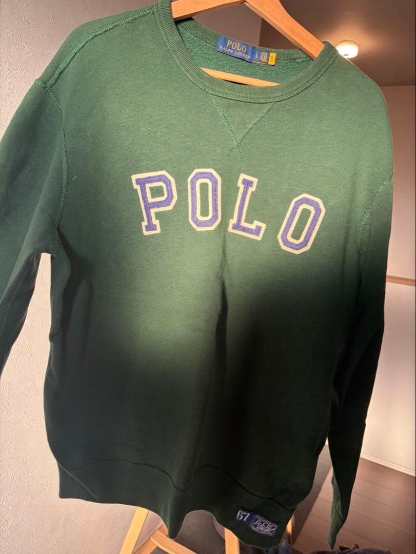 Polo Ralph Lauren グリーン トレーナー Lサイズ