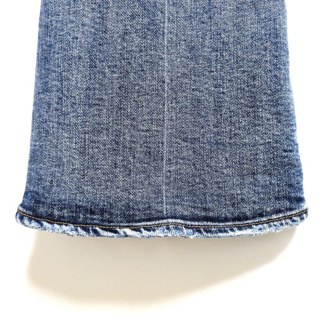 moussy マウジー デニム フレア ストレッチ 24inch ハイウエスト