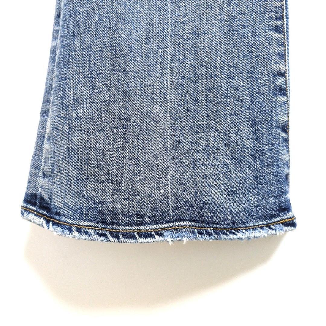 moussy マウジー デニム フレア ストレッチ 24inch ハイウエスト